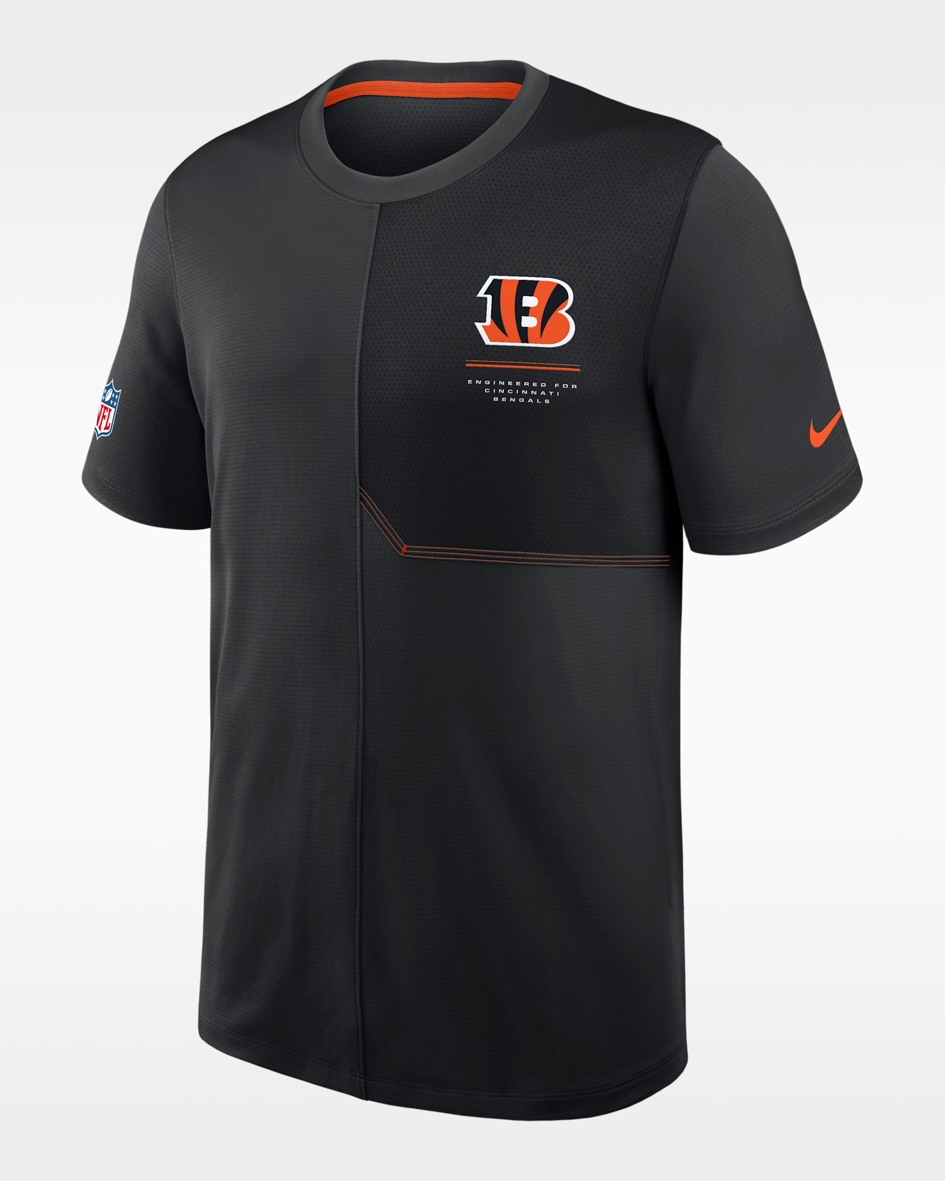 Cincinnati Bengals Sideline Coach Men's Nike Dri-FIT NFL Top. Nike.com